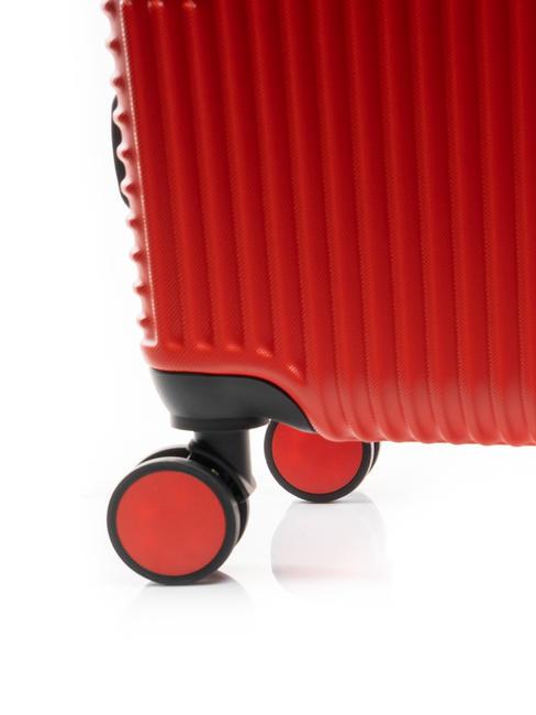 ADVENTURE Set mit 3 Kabinentrolleys, mittelgroß, groß Rot - Trolleyset