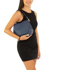 LESAC ORTENSIA  Umh&auml;ngetasche, mit Schultergurt Jeans - Damentaschen - 4