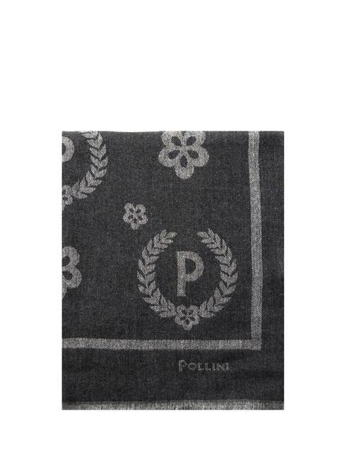 JAQUARD Schal hergestellt in Italien Schwarz - Schals