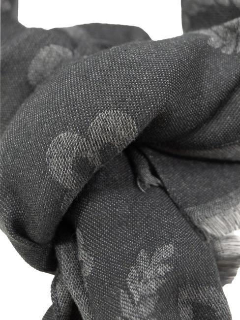 JAQUARD Schal hergestellt in Italien Schwarz - Schals