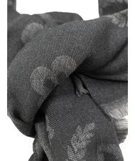 POLLINI JAQUARD Schal hergestellt in Italien Schwarz - Schals - 4