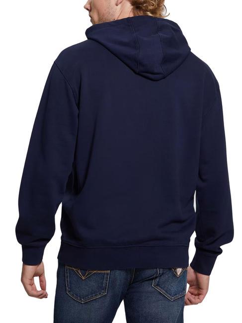 FINCH TERRY Oversize-Sweatshirt mit Tasche und Kapuze Smart Blue Multi - Sweatshirts Herren