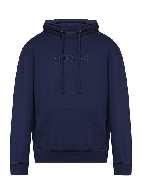 FINCH TERRY Oversize-Sweatshirt mit Tasche und Kapuze Smart Blue Multi - Sweatshirts Herren