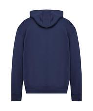 GUESS FINCH TERRY Oversize-Sweatshirt mit Tasche und Kapuze Smart Blue Multi - Sweatshirts Herren - 4