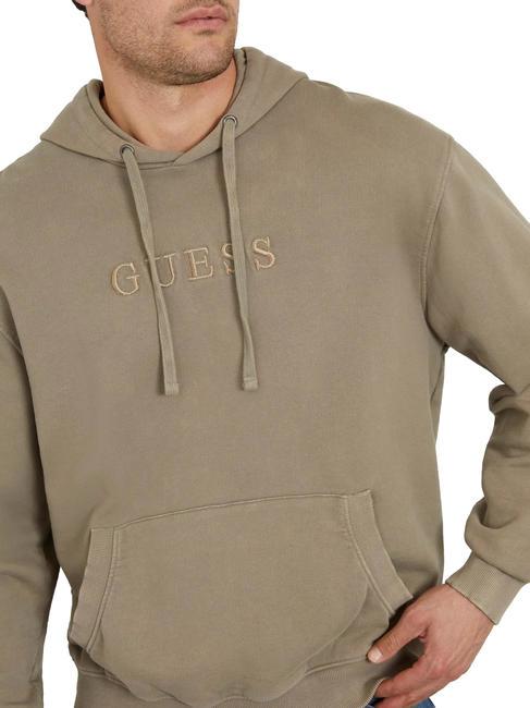 FINCH TERRY Oversize-Sweatshirt mit Tasche und Kapuze Schiefer Taupe Multi - Sweatshirts Herren