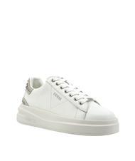 GUESS ELBINA Ledersneaker mit Nieten WEISS / JA - Damenschuhe - 3