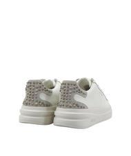 GUESS ELBINA Ledersneaker mit Nieten WEISS / JA - Damenschuhe - 4