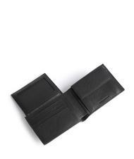 PIQUADRO Portafoglio SCHWARZES QUADRAT, aus Leder Schwarz - Brieftaschen Herren - 3