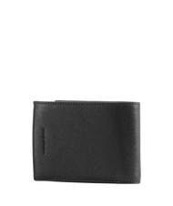 PIQUADRO Portafoglio SCHWARZES QUADRAT, aus Leder Schwarz - Brieftaschen Herren - 4