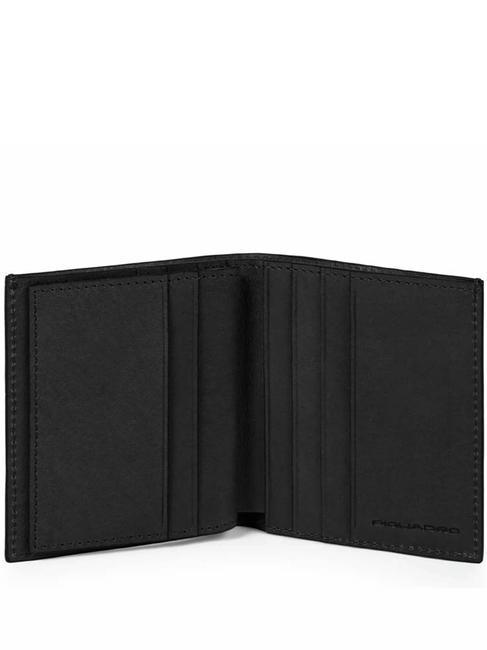 BLACK SQUARE  Vertikale Lederbrieftasche Schwarz - Brieftaschen Herren