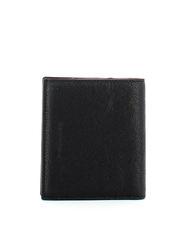 PIQUADRO BLACK SQUARE  Vertikale Lederbrieftasche Schwarz - Brieftaschen Herren - 4
