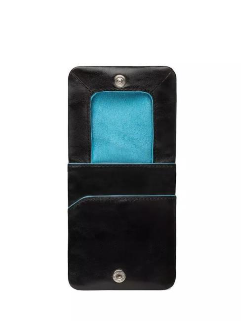BLUE SQUARE Geldbörse aus Leder Schwarz - Brieftaschen Herren