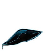 PIQUADRO BLUE SQUARE  Lederbrieftasche mit metallischem Logo Schwarz - Brieftaschen Herren - 4