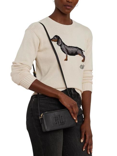 WITLEY Clutch-Geldb&ouml;rse mit Schultergurt schwarz2 - Damentaschen