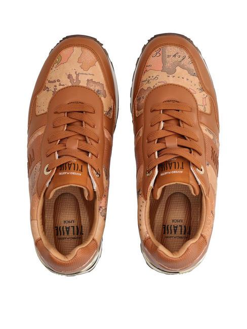 WENDY JR Turnschuhe Leder / Geobeige - Damenschuhe