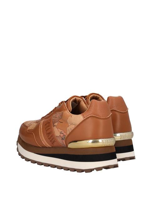 WENDY JR Turnschuhe Leder / Geobeige - Damenschuhe