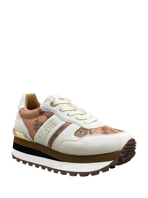 WENDY JR Turnschuhe gebrochenes Wei&szlig;/Geo-Beige - Damenschuhe