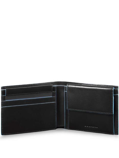 BLUE SQUARE  Mittelgroße Lederbrieftasche Schwarz - Brieftaschen Herren