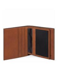 PIQUADRO BLACK SQUARE  Vertikale Lederbrieftasche Leder - Brieftaschen Herren - 3