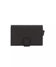 PIQUADRO BLACK SQUARE Kartenhalter aus Leder Schwarz - Brieftaschen Herren - 4