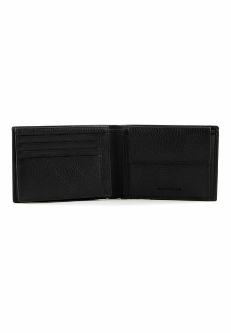MODUS SPECIAL Portemonnaie aus genarbtem Leder Schwarz - Brieftaschen Herren