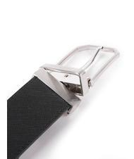 PIQUADRO C74 Wendeg&uuml;rtel aus Leder schwarz blau - G&uuml;rtel - 3