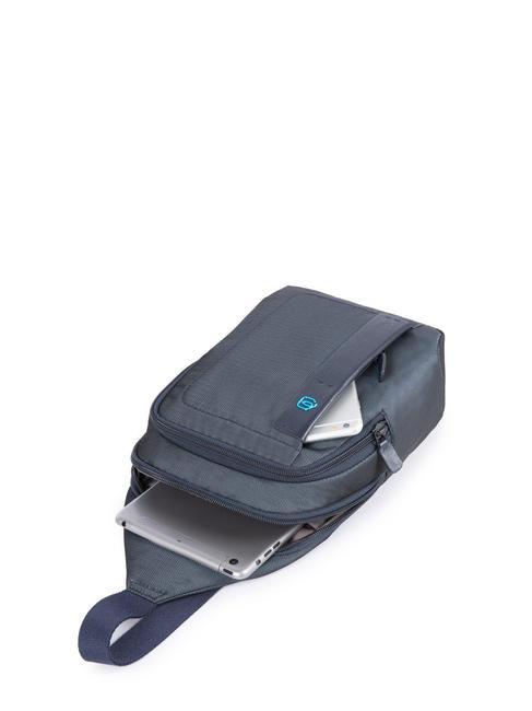 P16 Rucksacktasche mit einer Schulter CHEVRON BLAU - PC-Rucksäcke