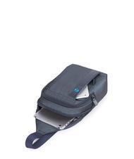 PIQUADRO P16 Rucksacktasche mit einer Schulter CHEVRON BLAU - PC-Rucksäcke - 2