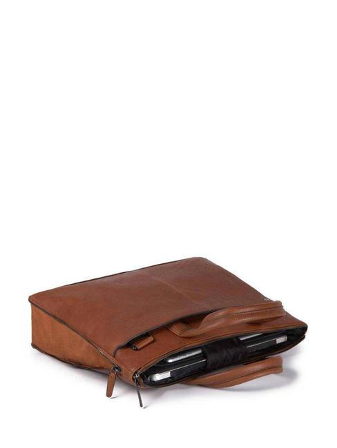 BLACK SQUARE  15" PC-Aktentasche, erweiterbar Leder - Arbeitstaschen