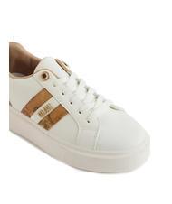 ALVIERO MARTINI PRIMA CLASSE GEO METALLIC LOGO Plateau-Sneaker Wei&szlig; - Damenschuhe - 4