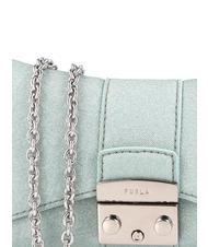 FURLA METROPOLIS Mini-Umhängetasche aus Stoff Zephyr - Damentaschen - 4