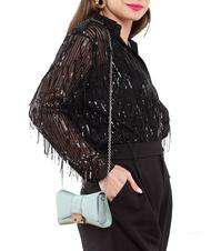 FURLA METROPOLIS Mini-Umhängetasche aus Stoff Zephyr - Damentaschen - 7