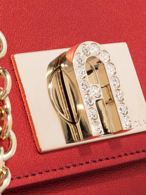 1927 Minitasche aus Metallic-Leder Venezianisches Rot - Damentaschen