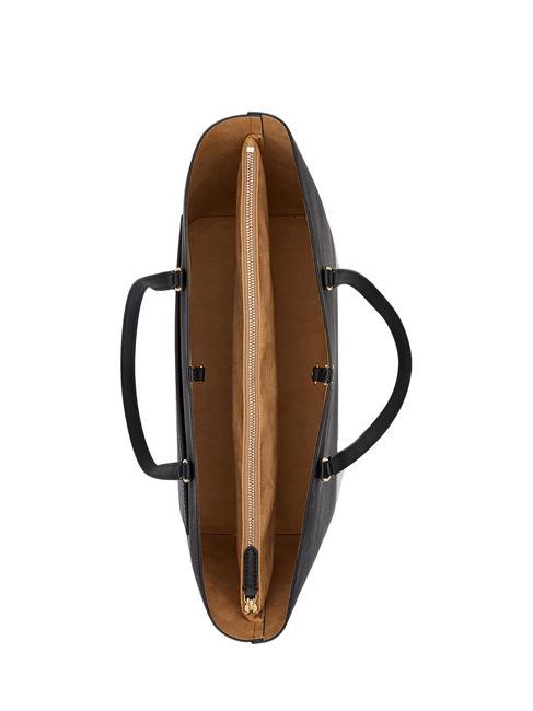 KARLY  Gro&szlig;e Tragetasche aus Leder SCHWARZ - Damentaschen