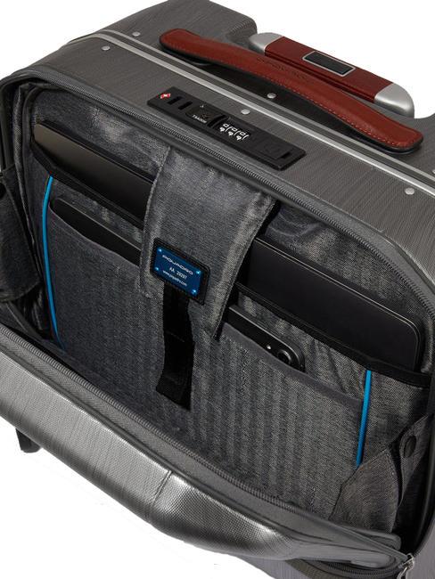 PQ-LIGHT CON FRAME Pilotenwagen mit 15,6" PC-Halterung ner / cuo - Pilotentrolley