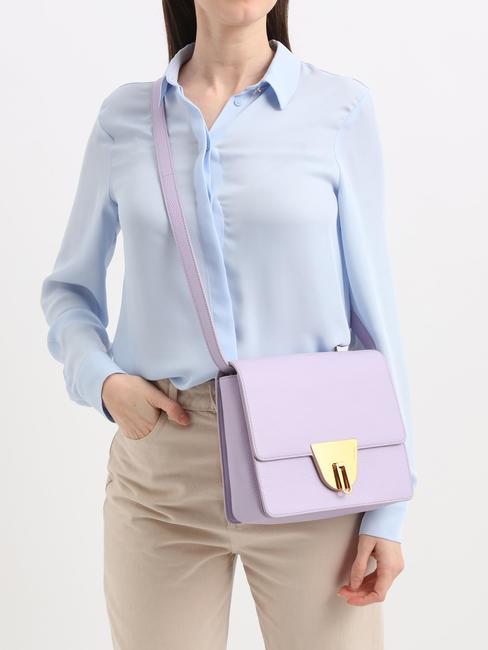 NICO Kleine Umhängetasche aus Leder lav./lav. - Damentaschen