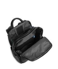 PIQUADRO BLACK SQUARE Lederrucksack f&uuml;r 14-Zoll-Laptop Schwarz - PC-Rucks&auml;cke - 4