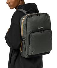 KWAY GIZY Nylonrucksack für 15-Zoll-Laptop grün schwärzlich - PC-Rucksäcke - 4