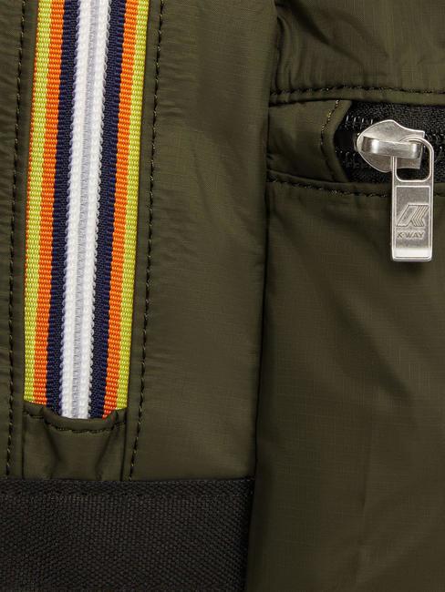 LAON Nylonrucksack grün schwärzlich - Rucksäcke für Schule &amp; Freizeit