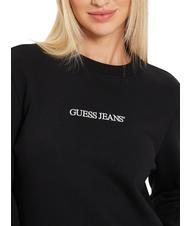 GUESS JEANS LOGO Sweatshirt mit normaler Passform und Rundhalsausschnitt jetbla - Sweatshirts Damen - 3