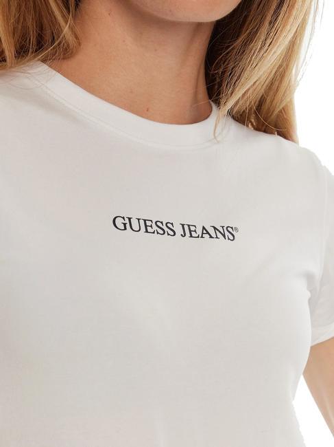 SLIM LOGO Slim-Fit-Stretch-T-Shirt purwei&szlig; - T-Shirts und Tops f&uuml;r Damen