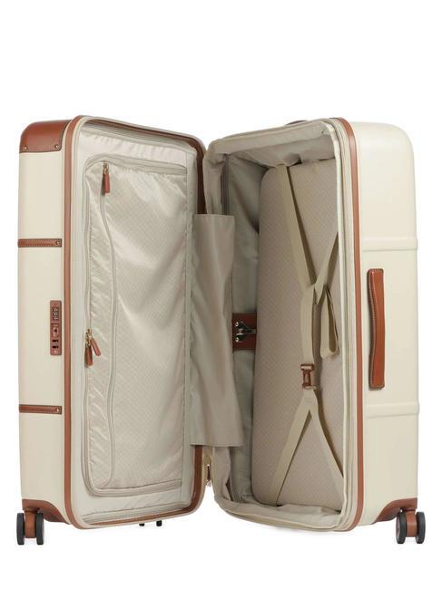 BELLAGIO Großer erweiterbarer Trolley CREME - Harte Trolleys