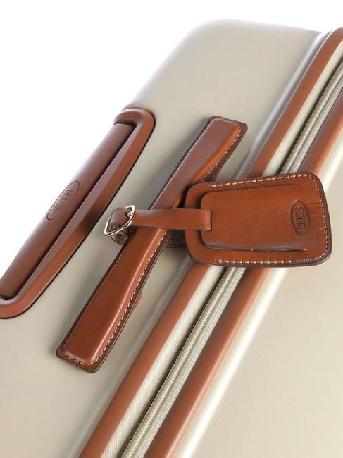 BELLAGIO Großer erweiterbarer Trolley CREME - Harte Trolleys