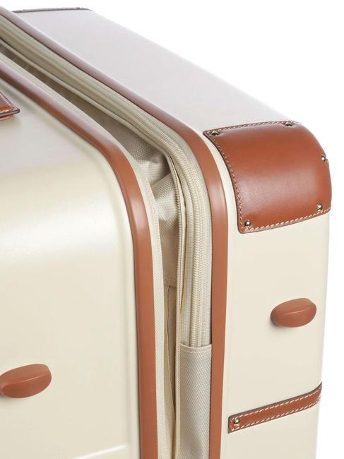 BELLAGIO Großer erweiterbarer Trolley CREME - Harte Trolleys