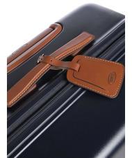 BRIC’S BELLAGIO Mittelgroßer, erweiterbarer Trolley blau / Leder - Harte Trolleys - 4