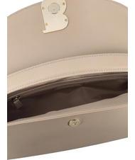 TOSCA BLU MEGEVE Große Ledertasche mit Schultergurt BEIGE - Damentaschen - 3