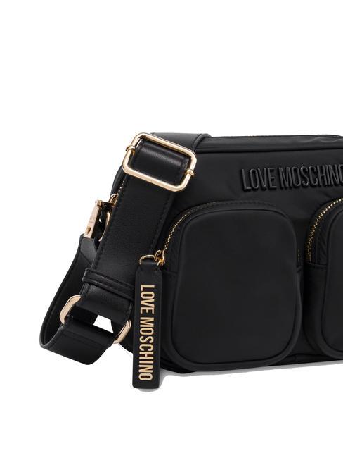 EASY GO Umhängetasche aus Nylon Schwarz - Damentaschen