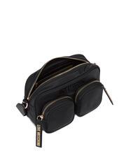 LOVE MOSCHINO EASY GO Umhängetasche aus Nylon Schwarz - Damentaschen - 4