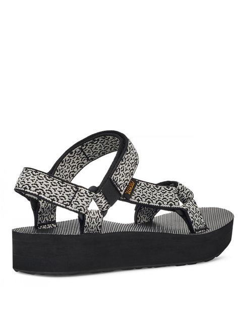 MIDFORM UNIVERSAL Sandale Boho wei&szlig;/schwarz - Damenschuhe