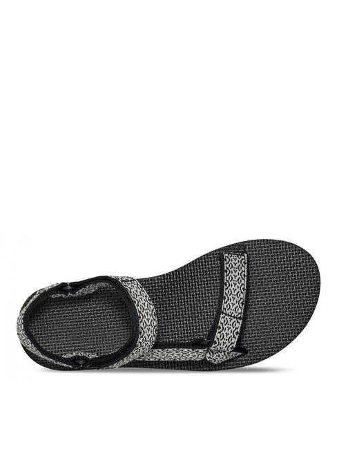 MIDFORM UNIVERSAL Sandale Boho wei&szlig;/schwarz - Damenschuhe
